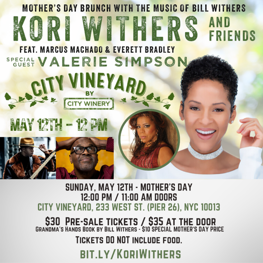 Bill Withers Mother's Day Event in NYC
